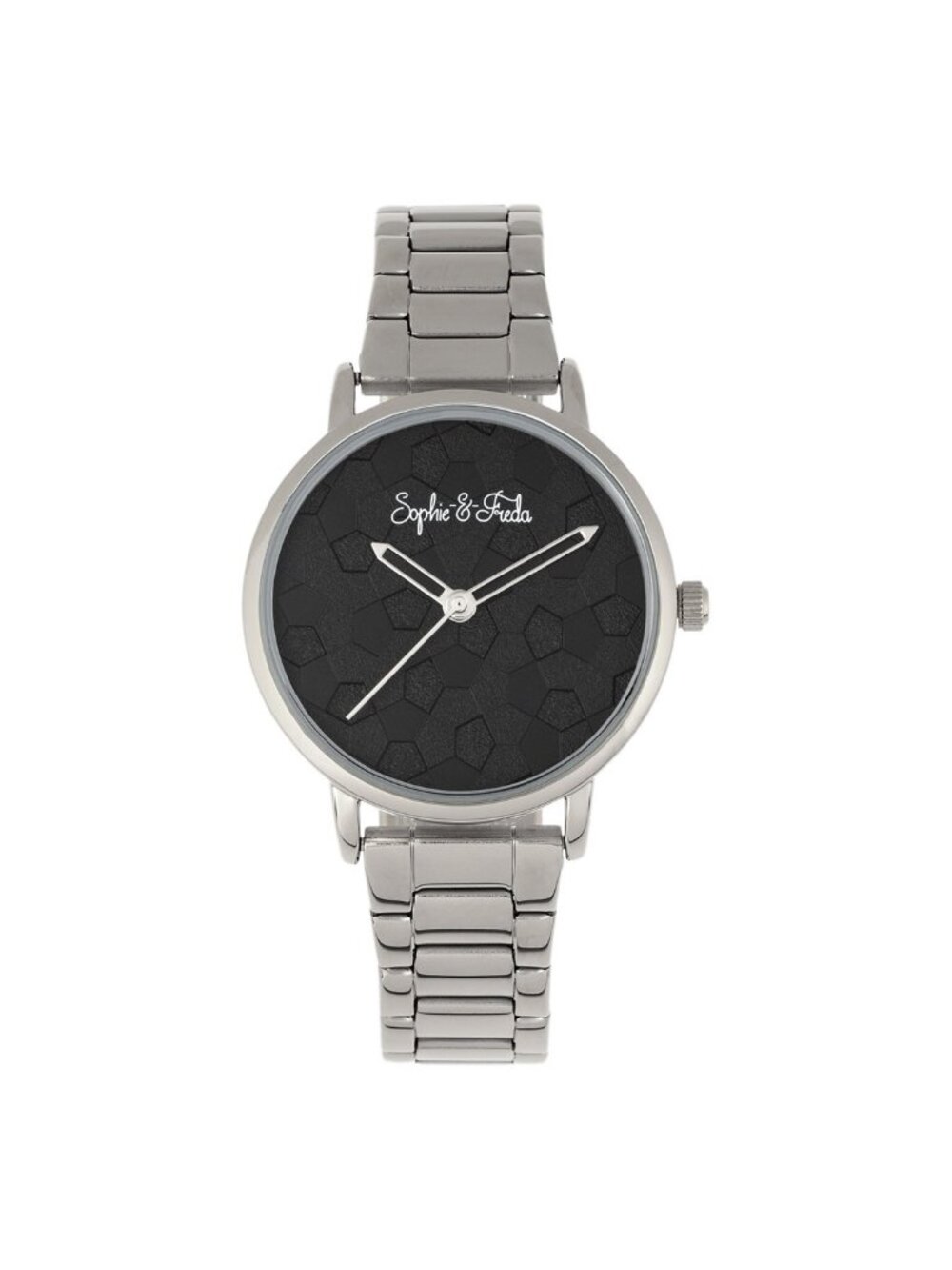 NWT Sophie And Freda Breckenridge Quartz Black Dial Ladies Watch